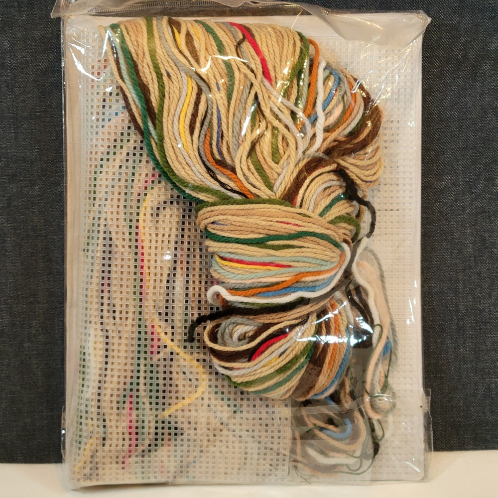 Design Works Plastic Canvas Kit An Old Fisherman Lives Here 8x14 Fishing #1844 - Picture 3 of 4